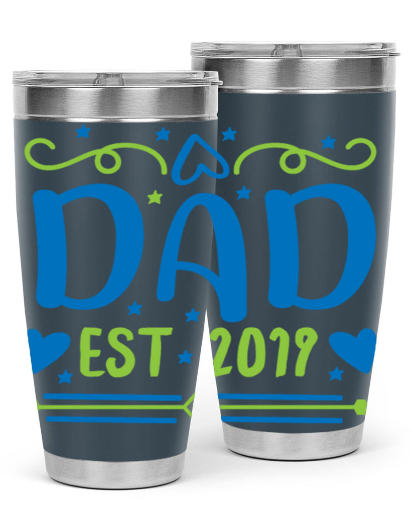 dad est 99#- fathers day- Tumbler