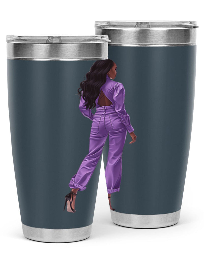 fashion girl in lavender 49#- fashion- Cotton Tank