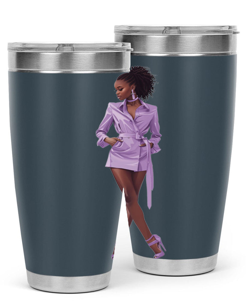 fashion girl in lavender 56#- fashion- Cotton Tank