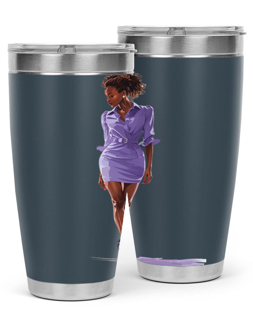 fashion girl in lavender 59#- fashion- Cotton Tank