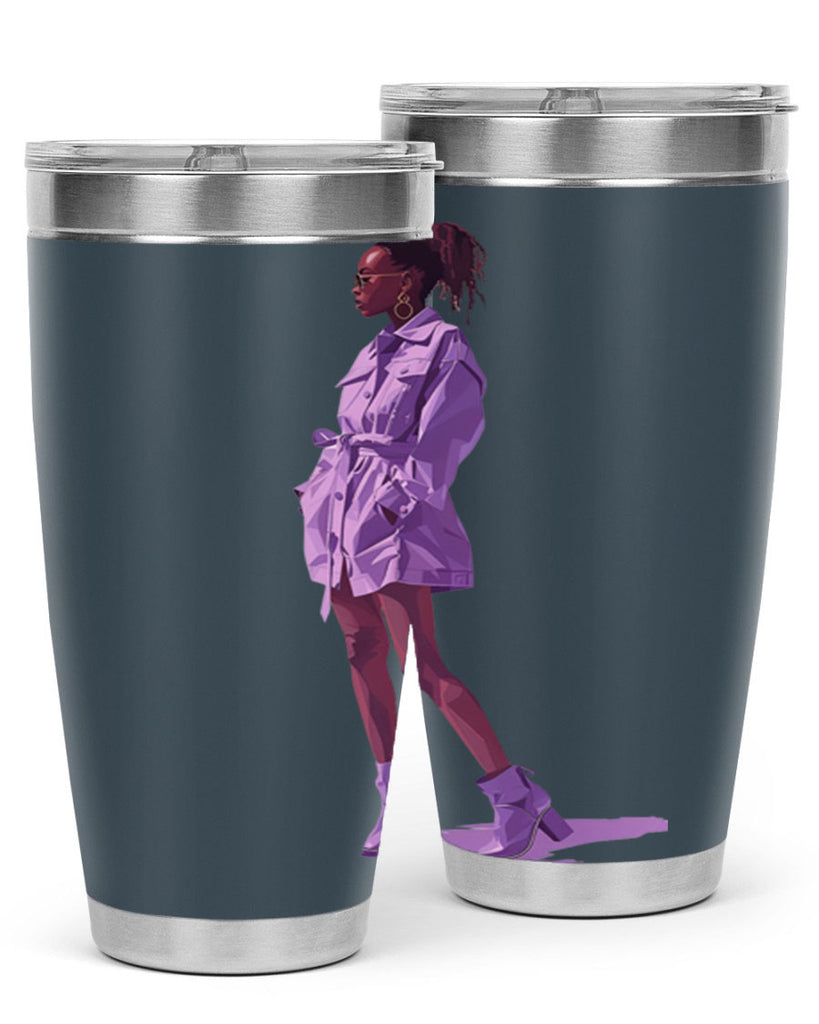 fashion girl in lavender 66#- fashion- Cotton Tank