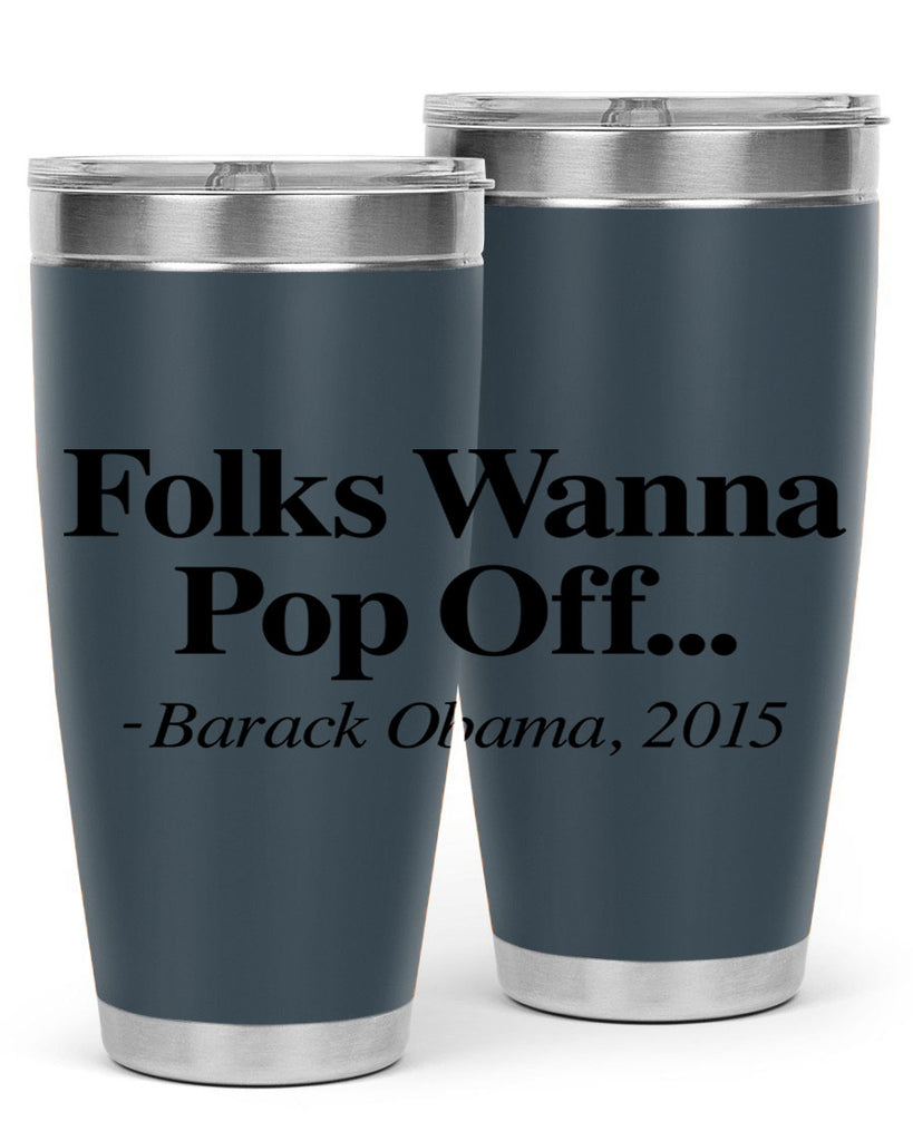 folks wanna pop off 151#- black words phrases- Cotton Tank
