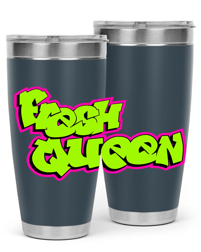 fresh queen 144#- black words phrases- Cotton Tank