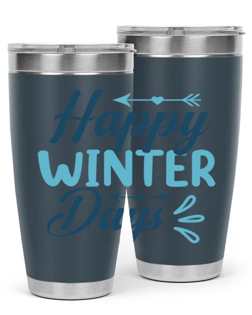 happy winter days 120#- winter- Tumbler