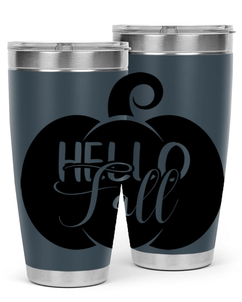 hello fall 275#- fall- Tumbler