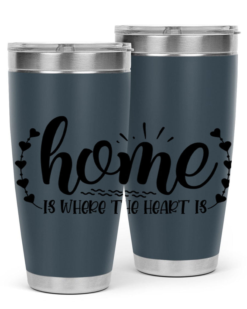 home is where the heart is 38#- home- Tumbler