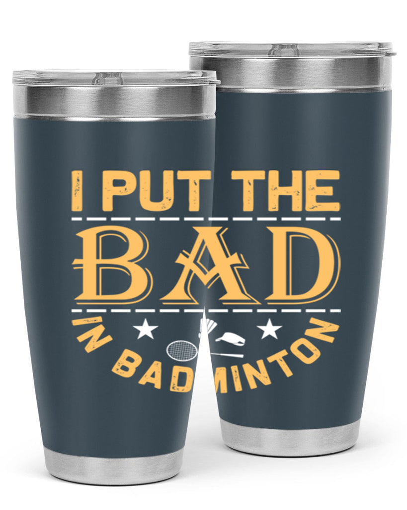 i 1056#- badminton- Tumbler
