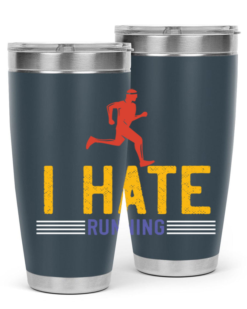 i hate running 40#- running- Tumbler