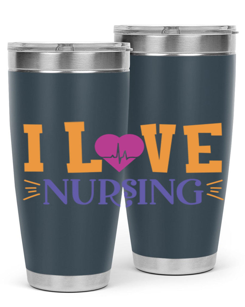 i love nursing Style 379#- nurse- tumbler