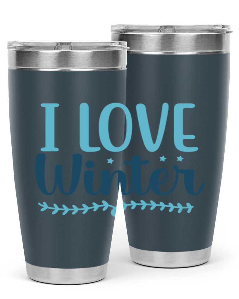 i love winter 226#- winter- Tumbler