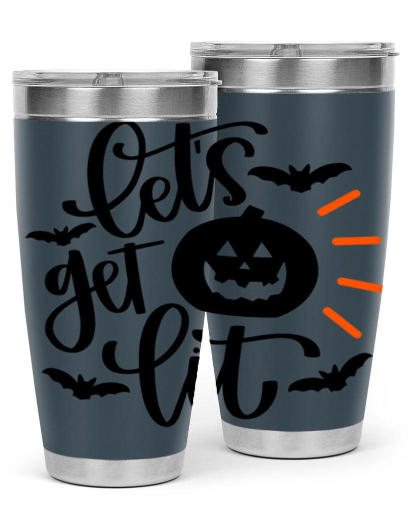 lets get lit 48#- halloween- Tumbler