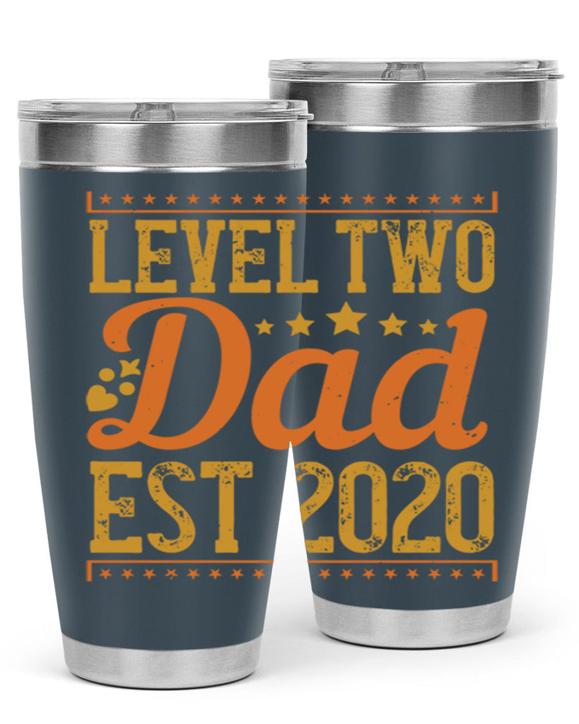 level dad est 189#- fathers day- Tumbler
