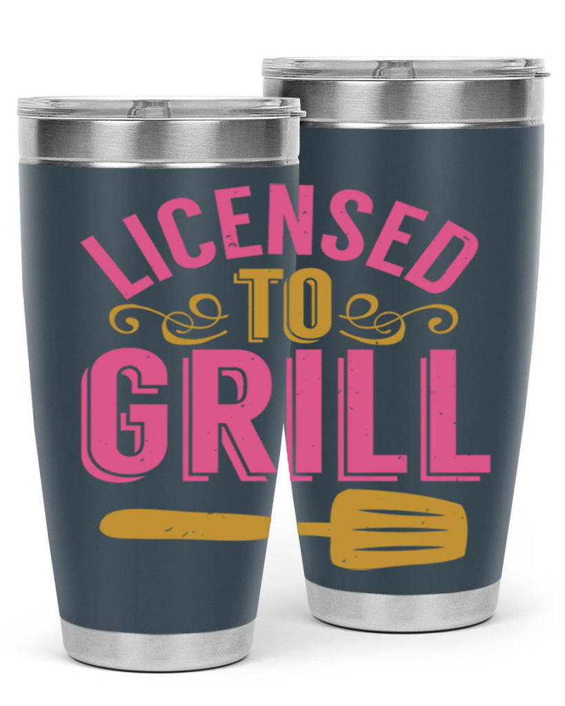 licensed to grill 24#- bbq- Tumbler