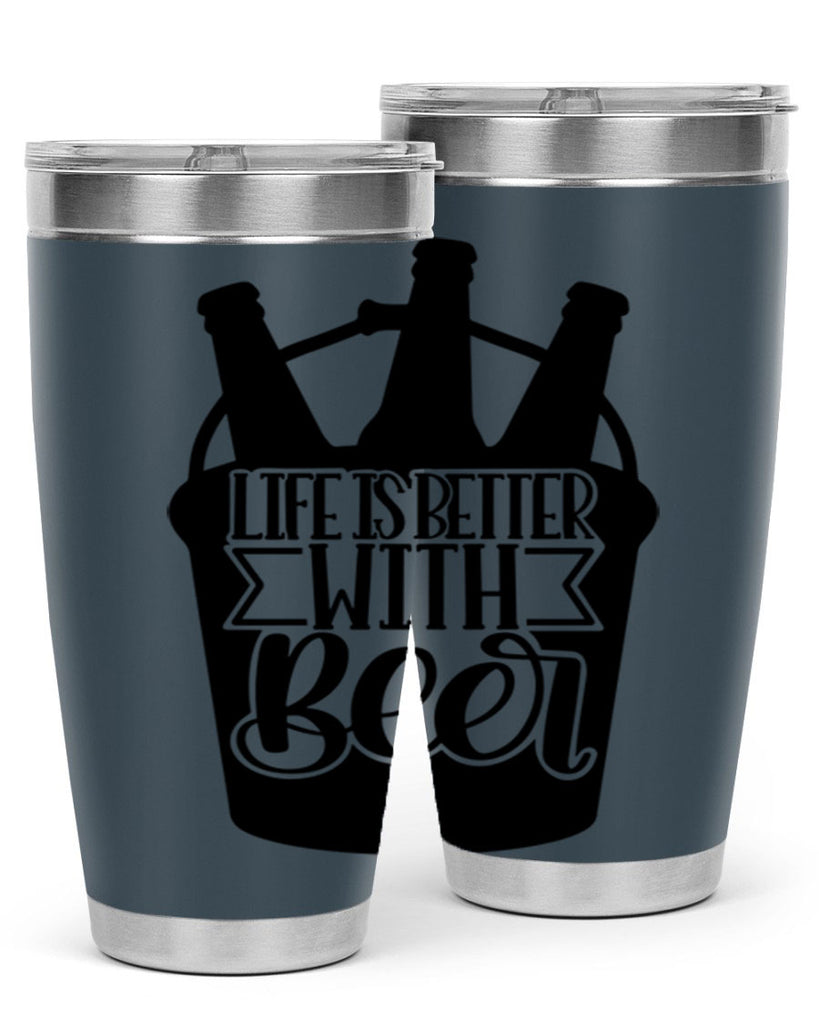life is better with beer 27#- beer- Tumbler