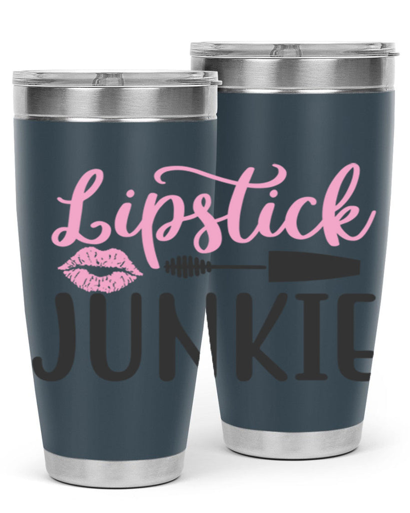 lipstick junkie Style 154#- make up- Tumbler