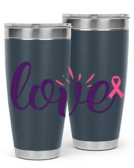 love Style 7#- breast cancer- Tumbler