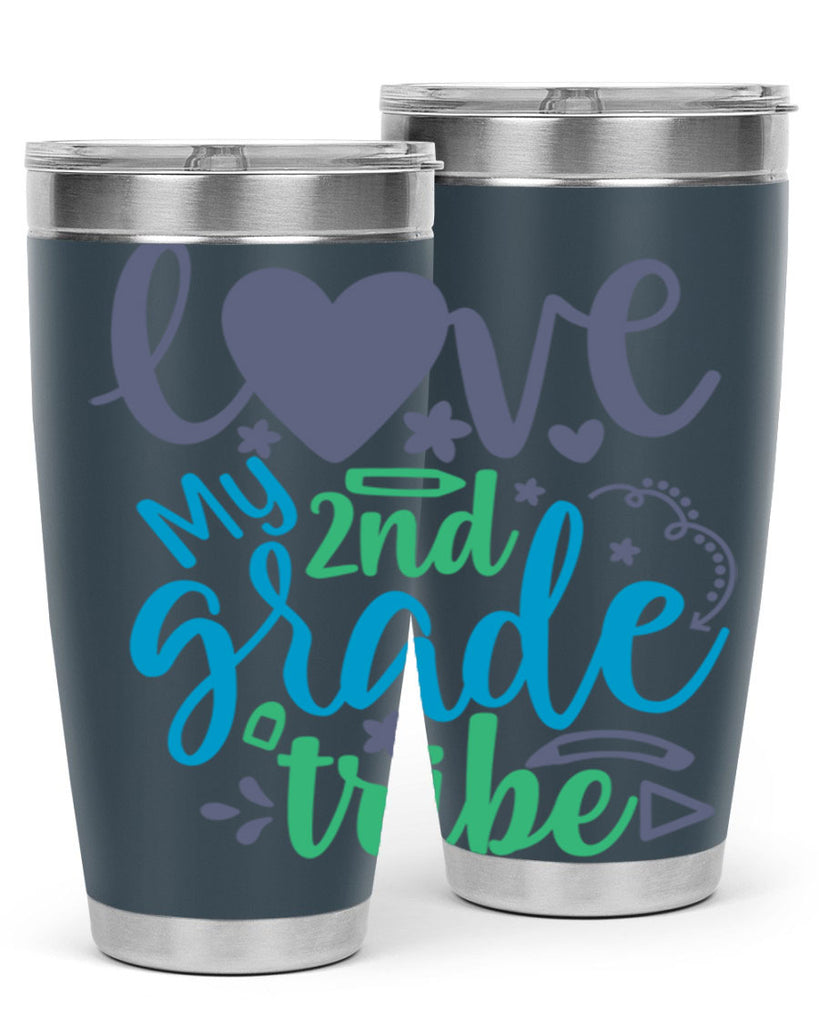 love my 2nd grade tribe 9#- second grade- Tumbler