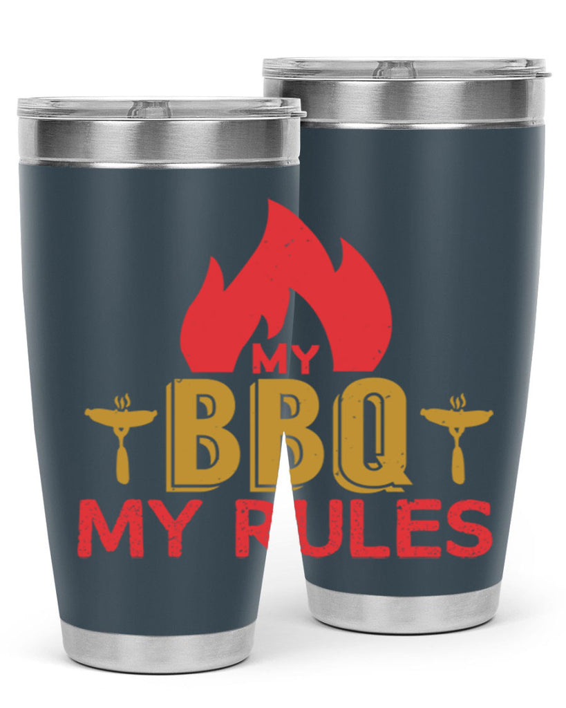 my bbq my ruless 21#- bbq- Tumbler