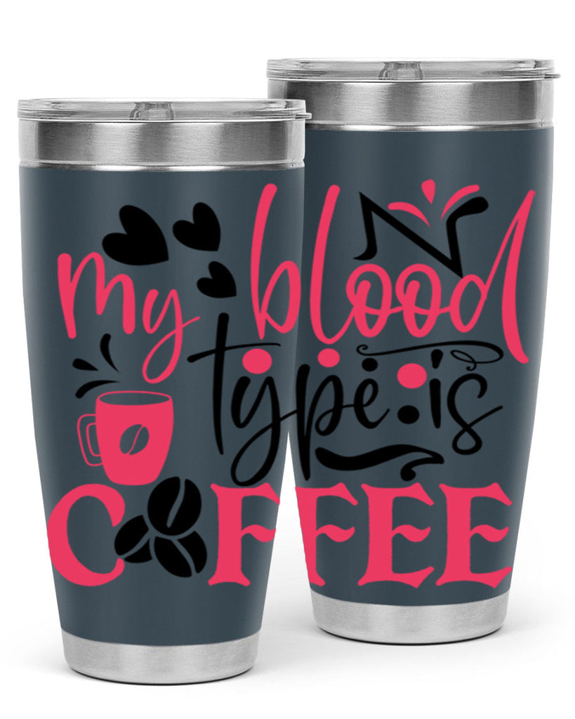 my blood type is coffee Style 375#- nurse- tumbler