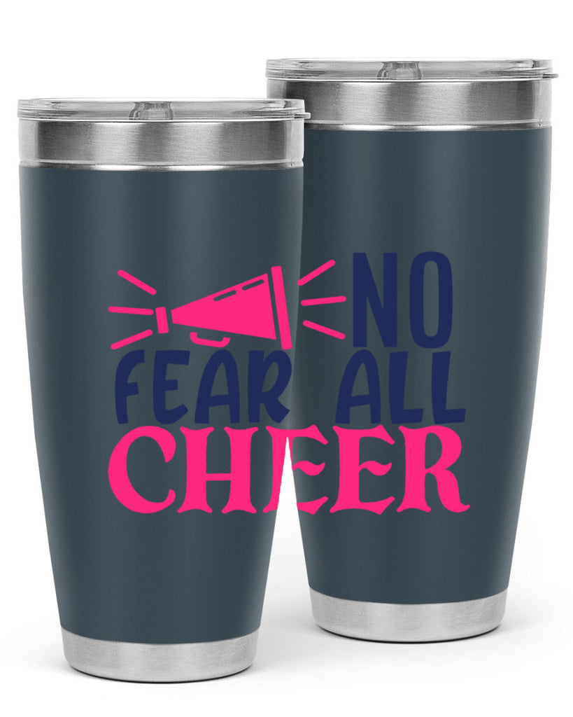 no fear all cheer 1739#- cheer- Tumbler