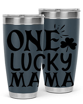 one lucky mama Style 34#- autism- Tumbler