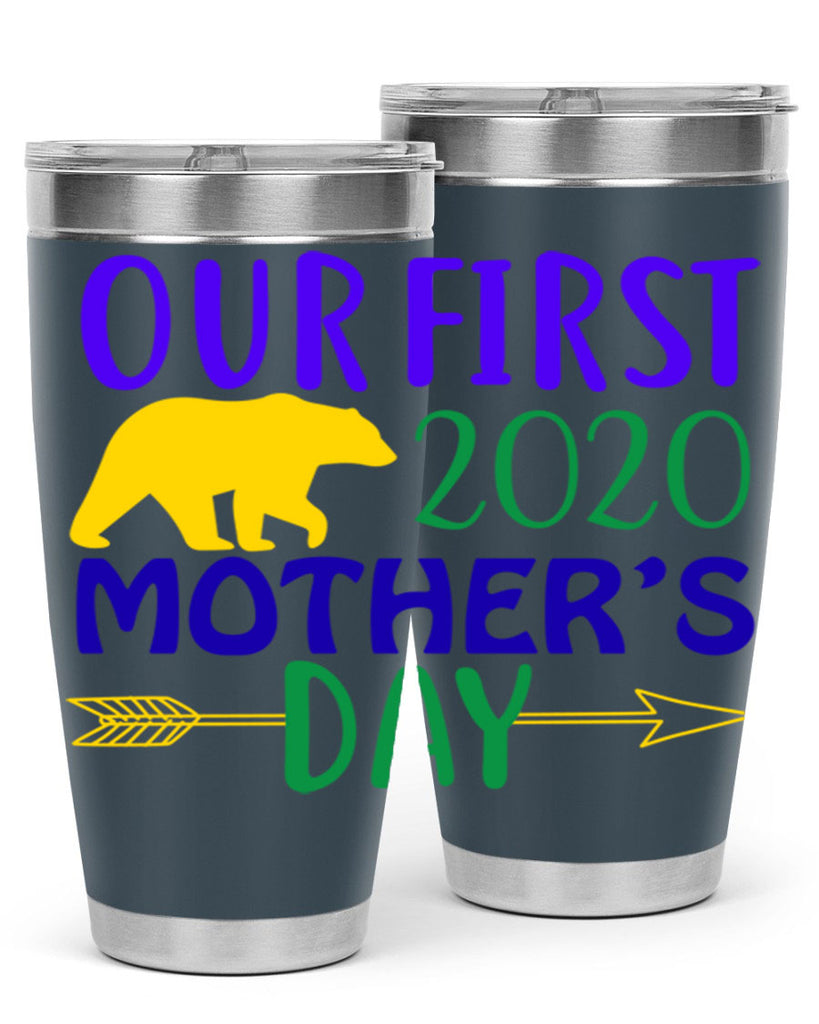 our first mothers day 4#- mardi gras- Tumbler