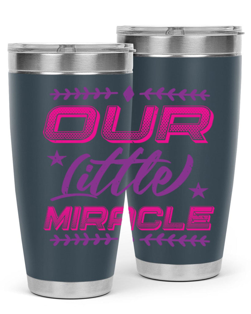 our little miracle Style 23#- baby shower- tumbler