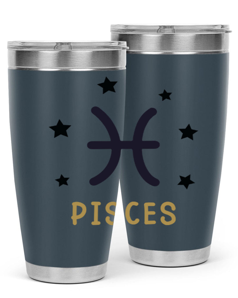 pisces 355#- zodiac- Tumbler
