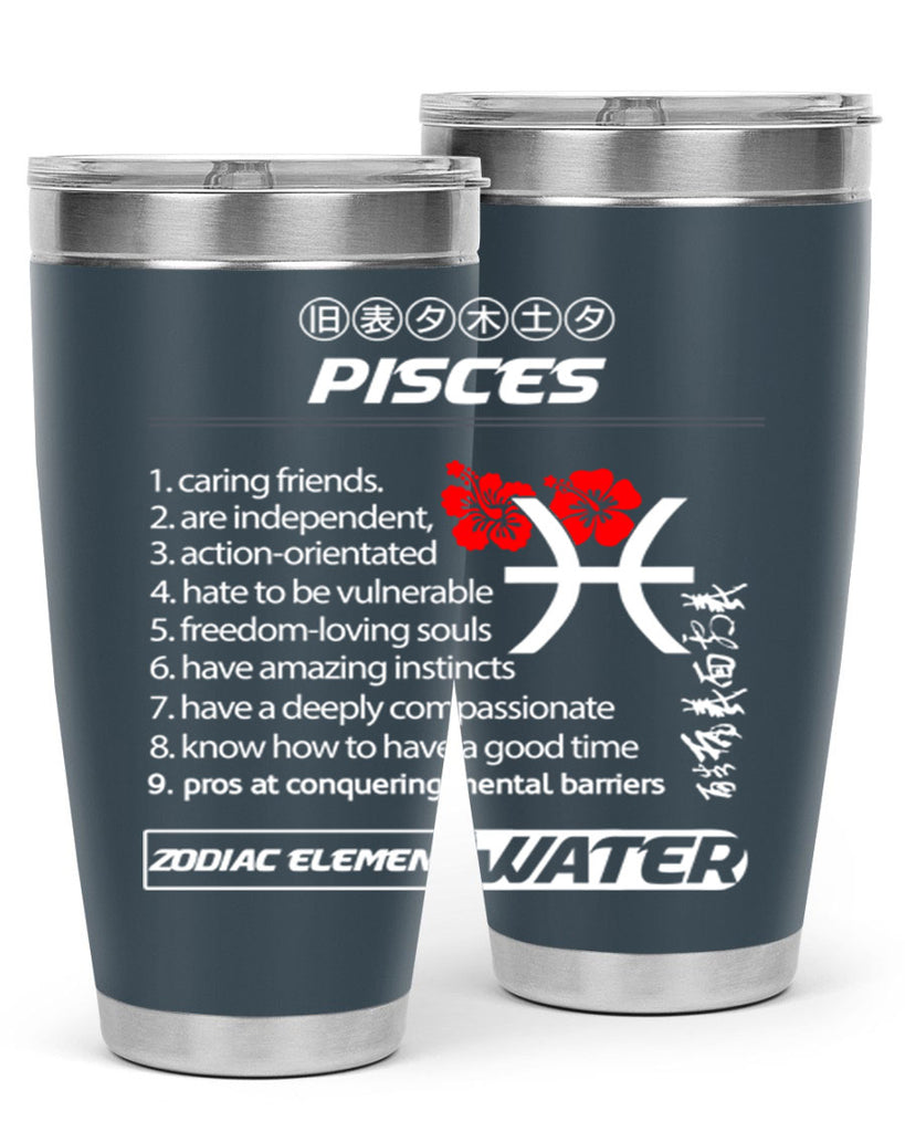 pisces 356#- zodiac- Tumbler
