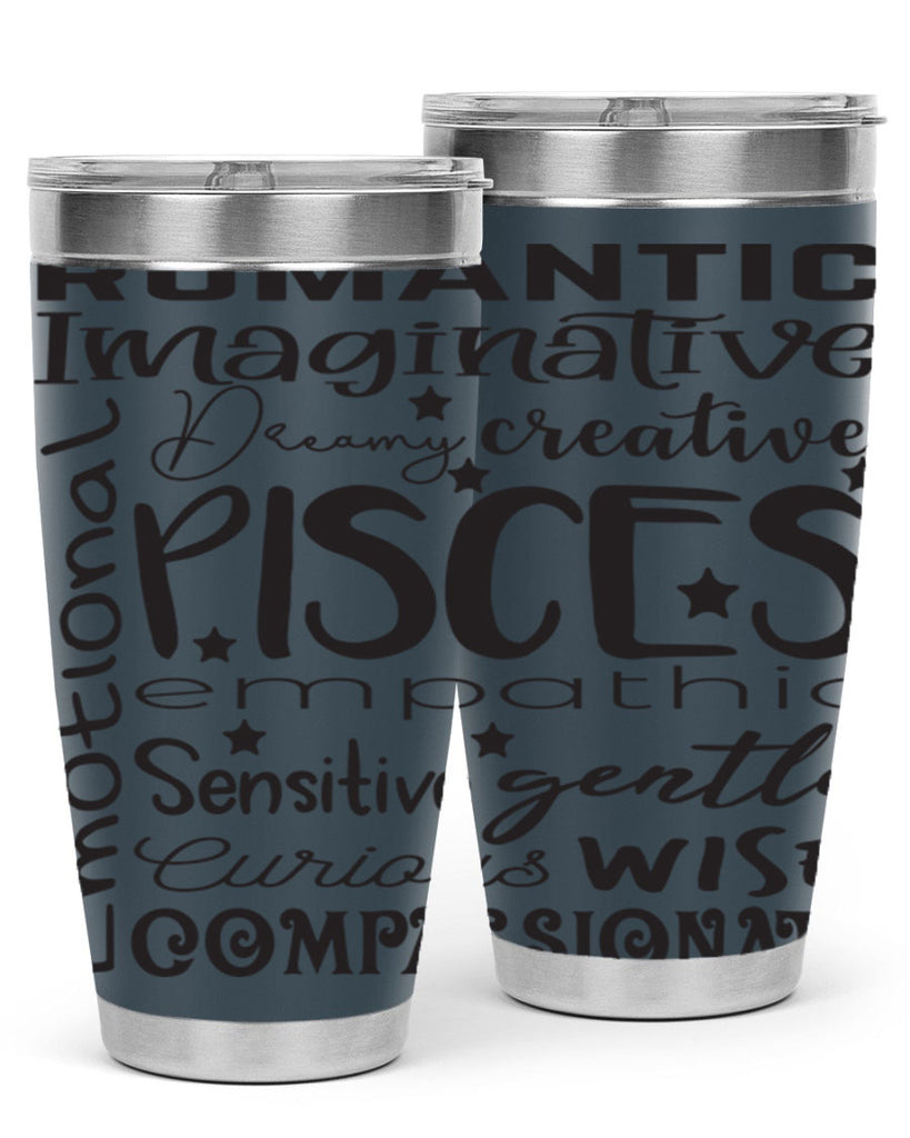 pisces 570#- zodiac- Tumbler