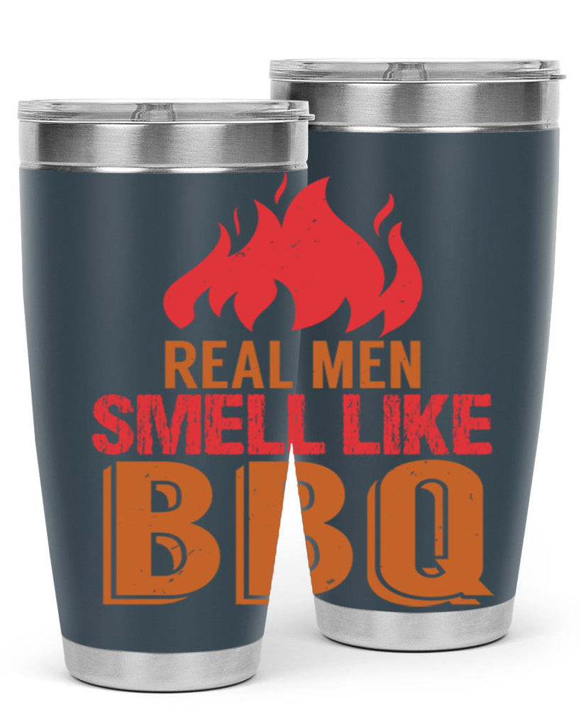 real men smell like bbq 16#- bbq- Tumbler