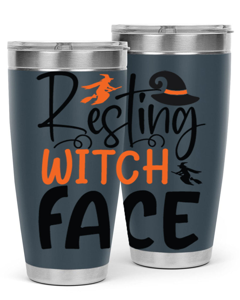resting witch face 108#- halloween- Tumbler