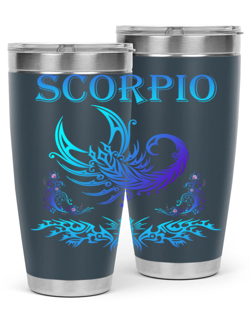 scorpio 449#- zodiac- Tumbler