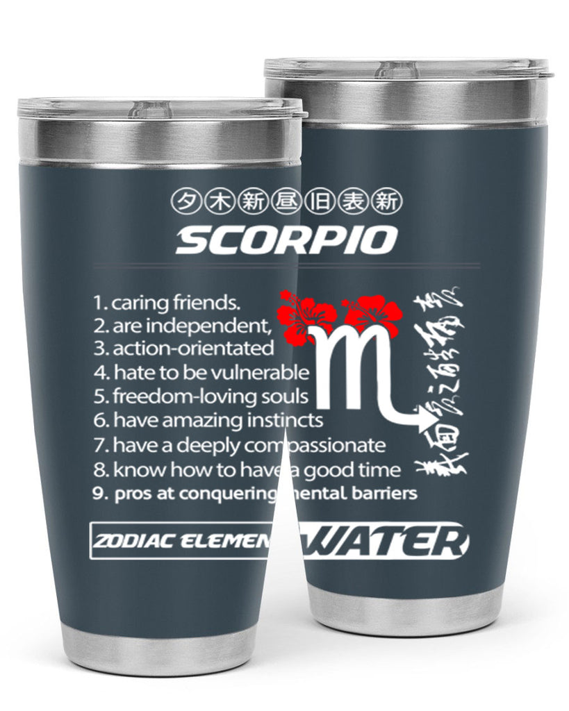 scorpio 456#- zodiac- Tumbler