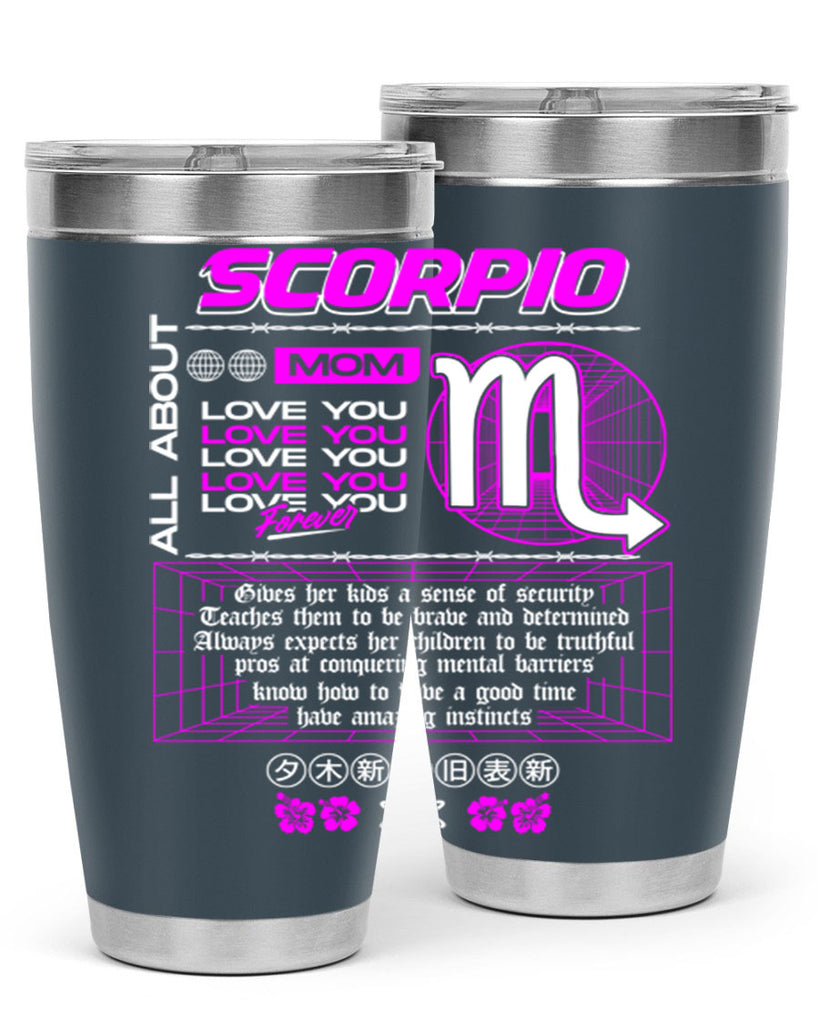 scorpio 457#- zodiac- Tumbler