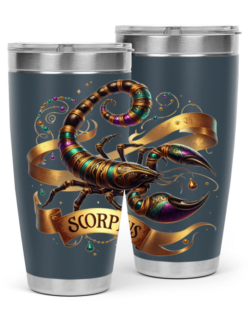 scorpio 459#- zodiac- Tumbler