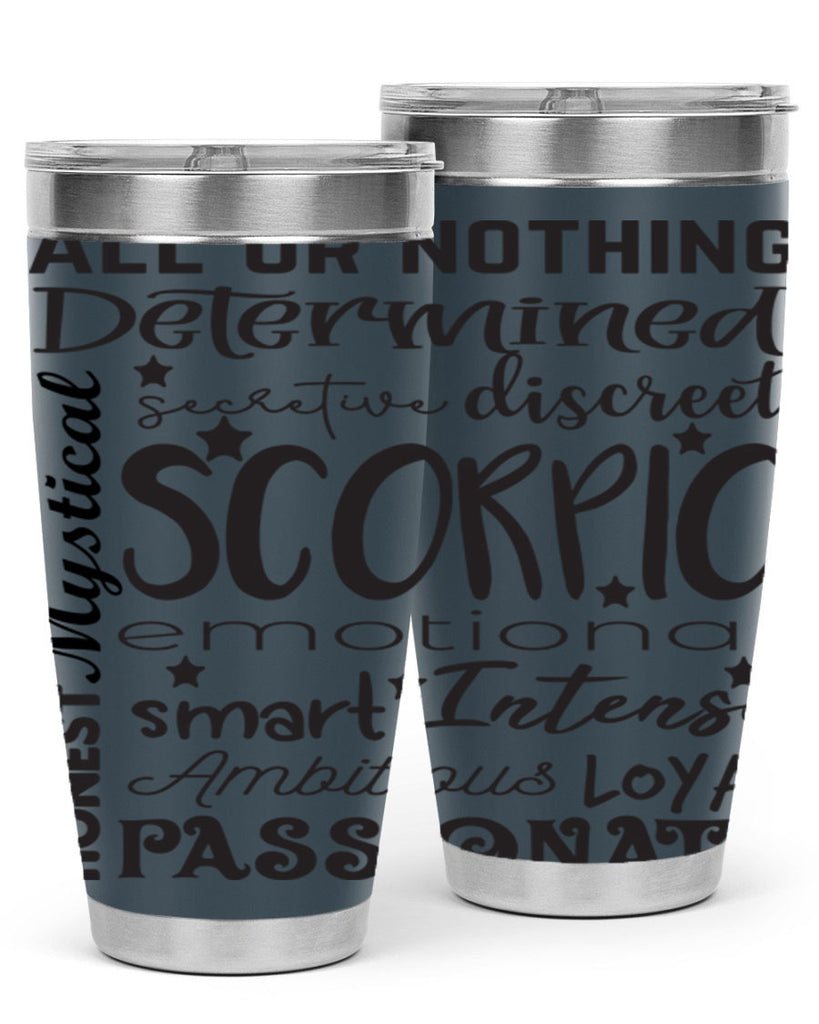 scorpio 572#- zodiac- Tumbler