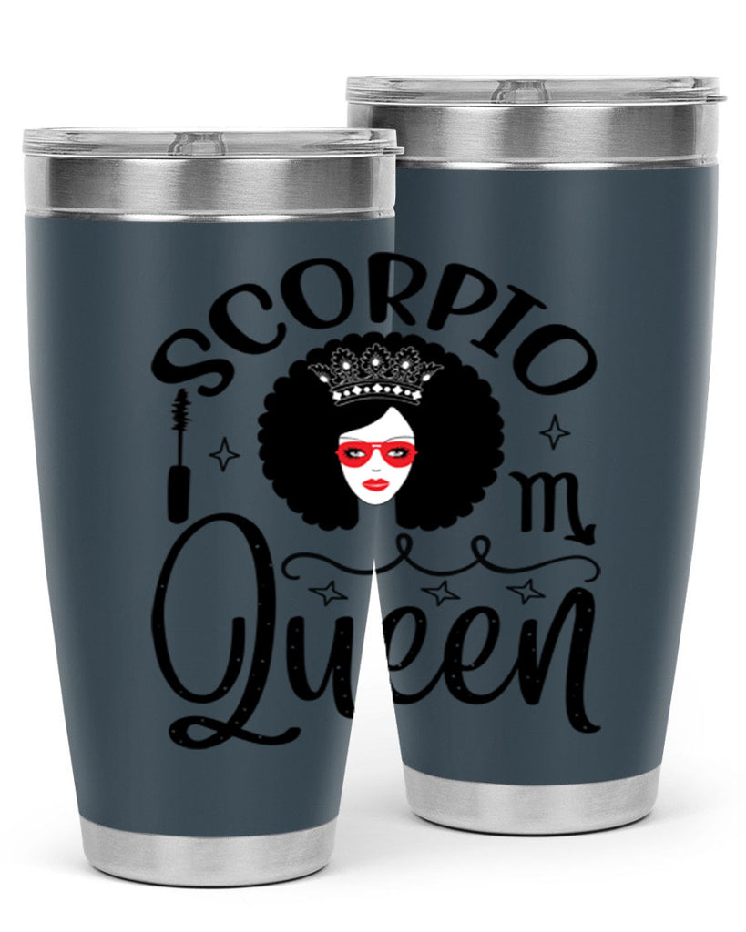 scorpio queen 448#- zodiac- Tumbler