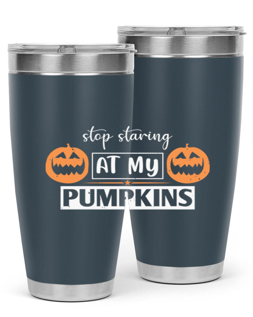 stop staring at my pumpkins 131#- halloween- Tumbler