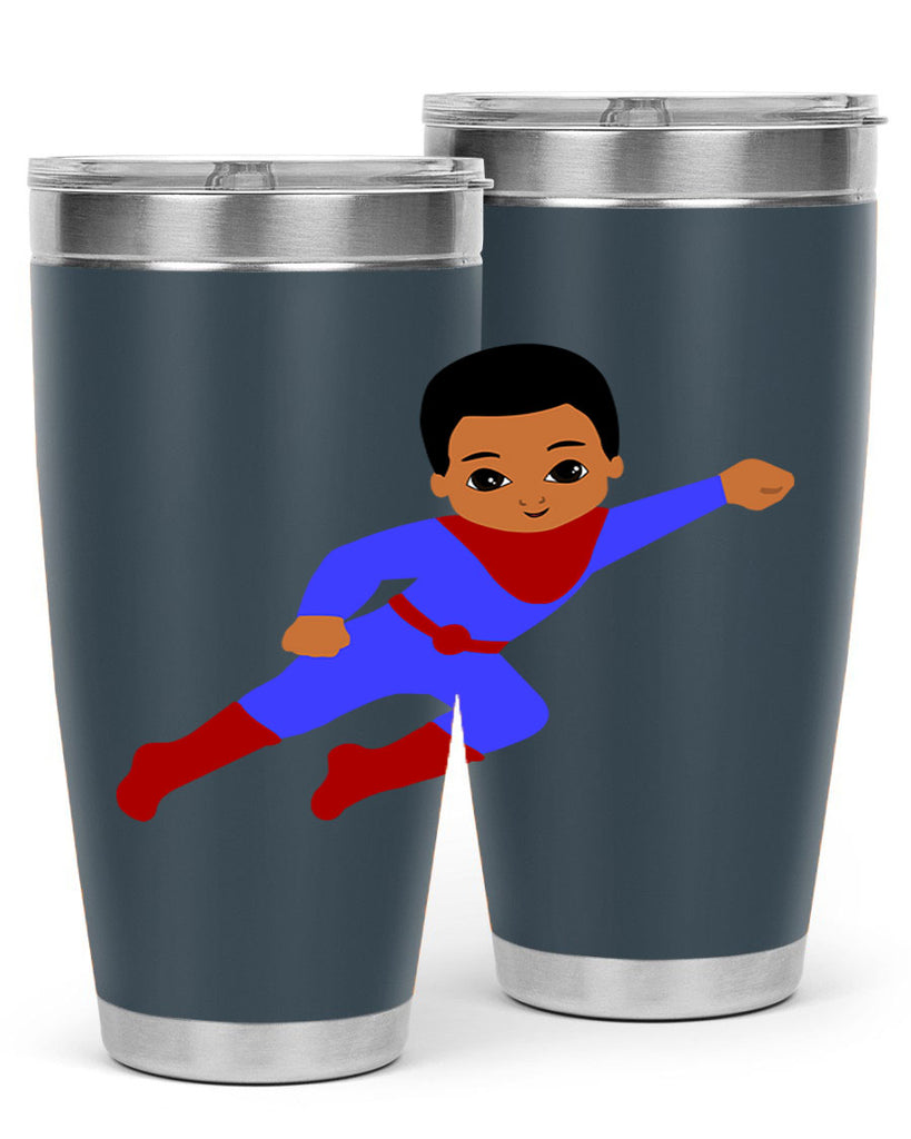 super kid 14#- black men - boys- tumbler