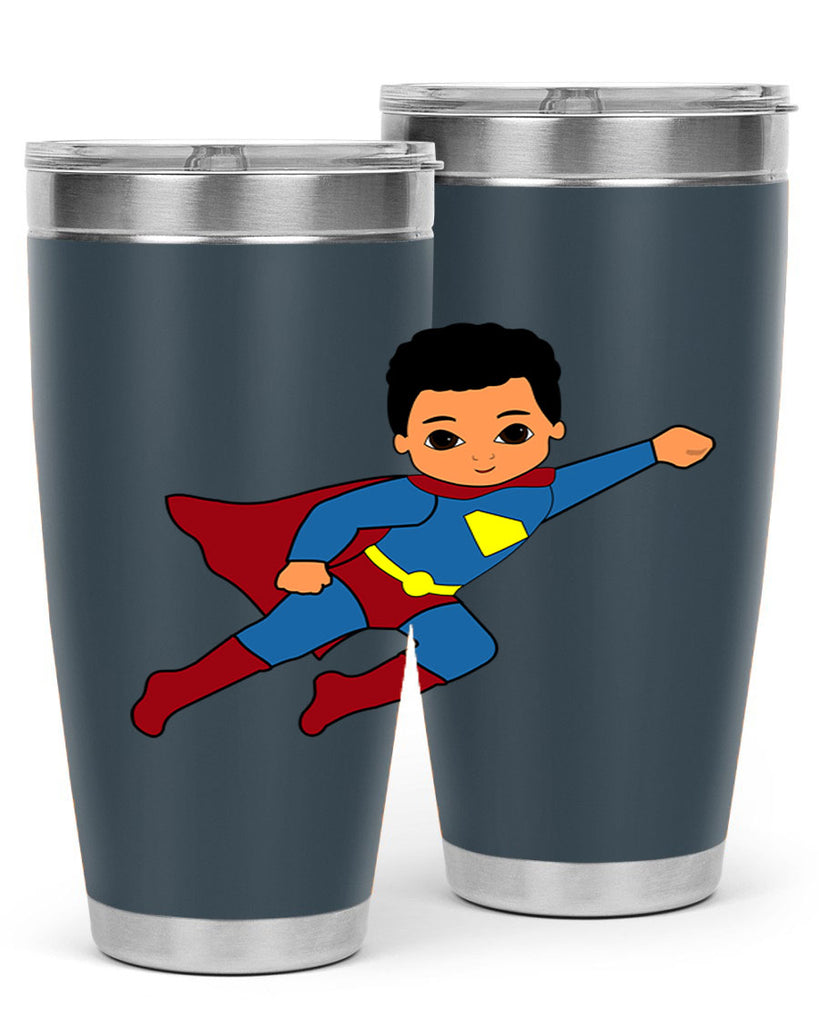 super kid 15#- black men - boys- tumbler