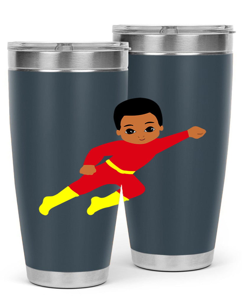 super kid 4#- black men - boys- tumbler