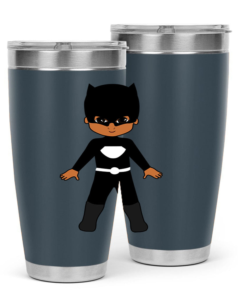 super kid 8#- black men - boys- tumbler
