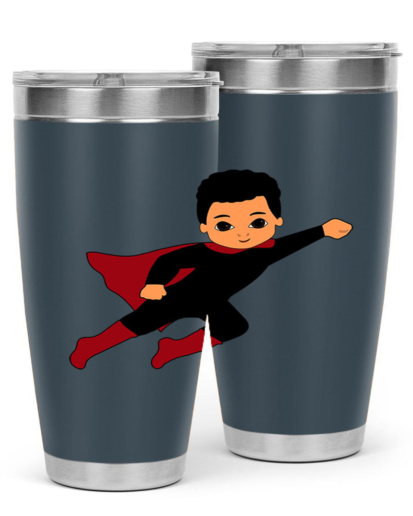 super kid 9#- black men - boys- tumbler