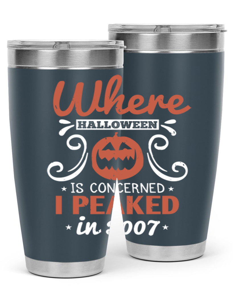 where halloween is 122#- halloween- Tumbler