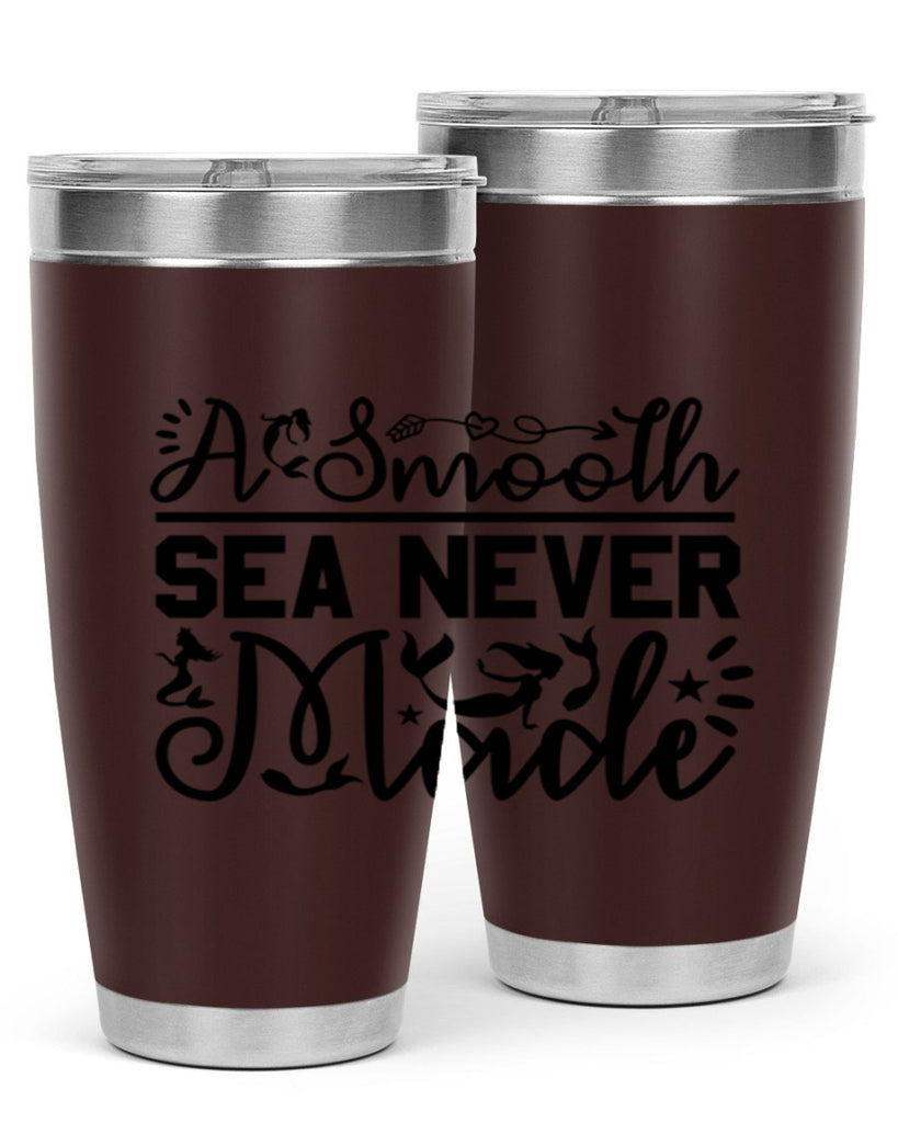 A Smooth Sea Never Made 11#- mermaid- Tumbler