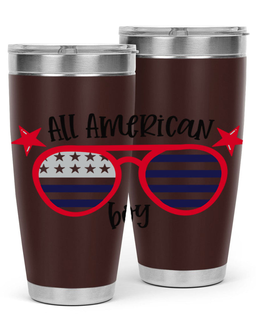 All American Boy Style 141#- Fourt Of July- Tumbler