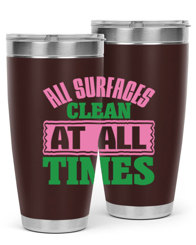 All surfaces clean at all times Style 1#- cleaner- tumbler