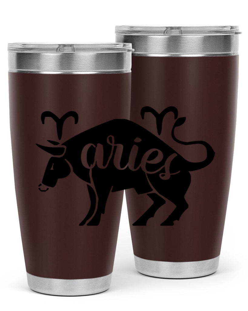 Aries 104#- zodiac- Tumbler