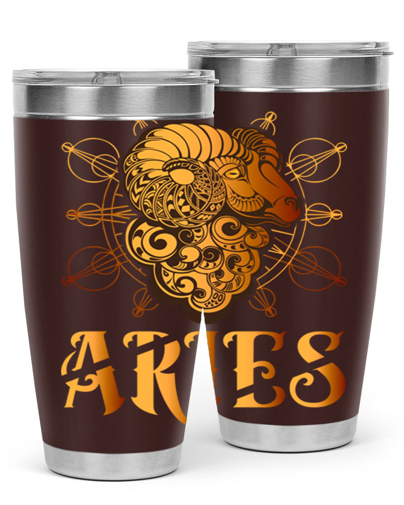 Aries 121#- zodiac- Tumbler